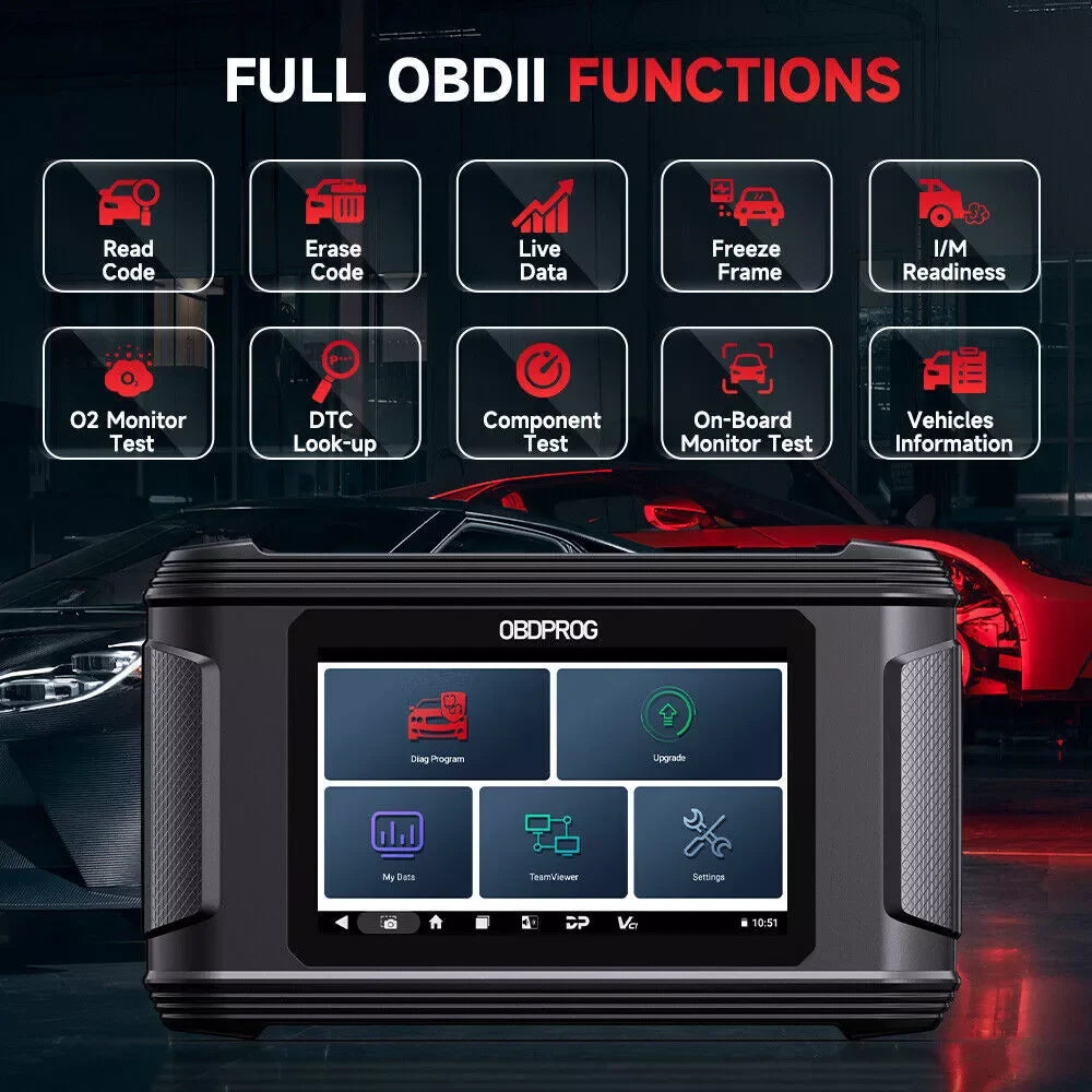 Car Cluster Calibration Tools OBD2 Diagnose OBDPROG M500 Oil Reset Instrument Adjustment Tool Code Reader Automotive Scanner