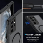 Stylish Magnetic Matte Phone Case for Samsung Galaxy S26 S25 S25FE S25edge S24 S23 S21 S20 FE Plus Ultra Hard Case Shock Proof