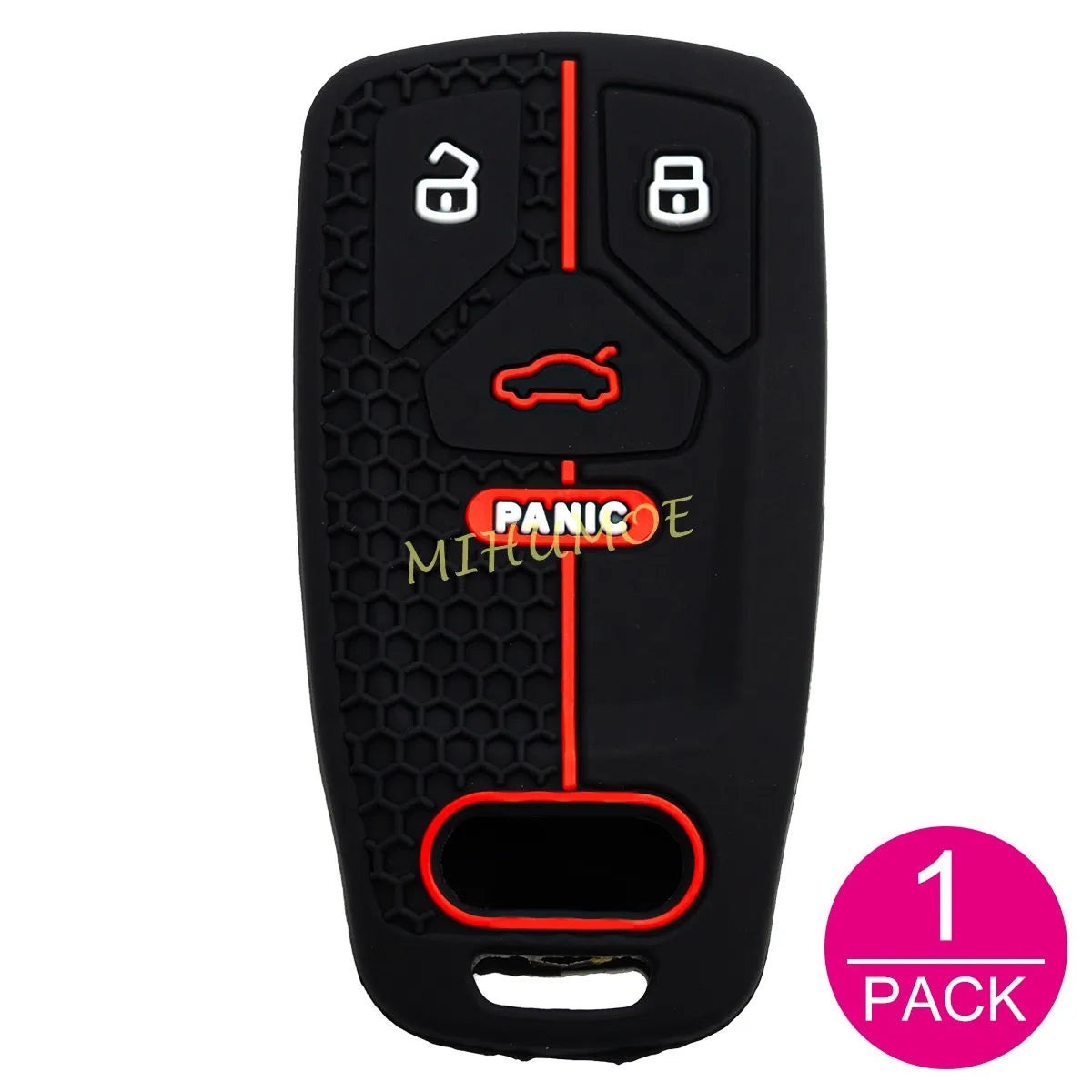 Remote 4 Buttons Key Case Keychain Shell Fob For Audi Q5 Q7 TT A4 B9 A5 S4 S5 SQ5 TT 2021 2022 2023 Silicone Key Holder Cover CM World