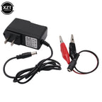 Car Motorcycle Lead Acid Sealed Batteries to 12 V Volt 1000ma Automatic 12V 1A Charger for Baby Buggy Children Toy Car EU/US