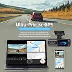 Dash Cam 4K 3840*2160P WIFI Car DVR Front and Rear Dual Lens Auto Car Camera With Night Vision Dashcam 24H Parking Monitor Car Mobile World