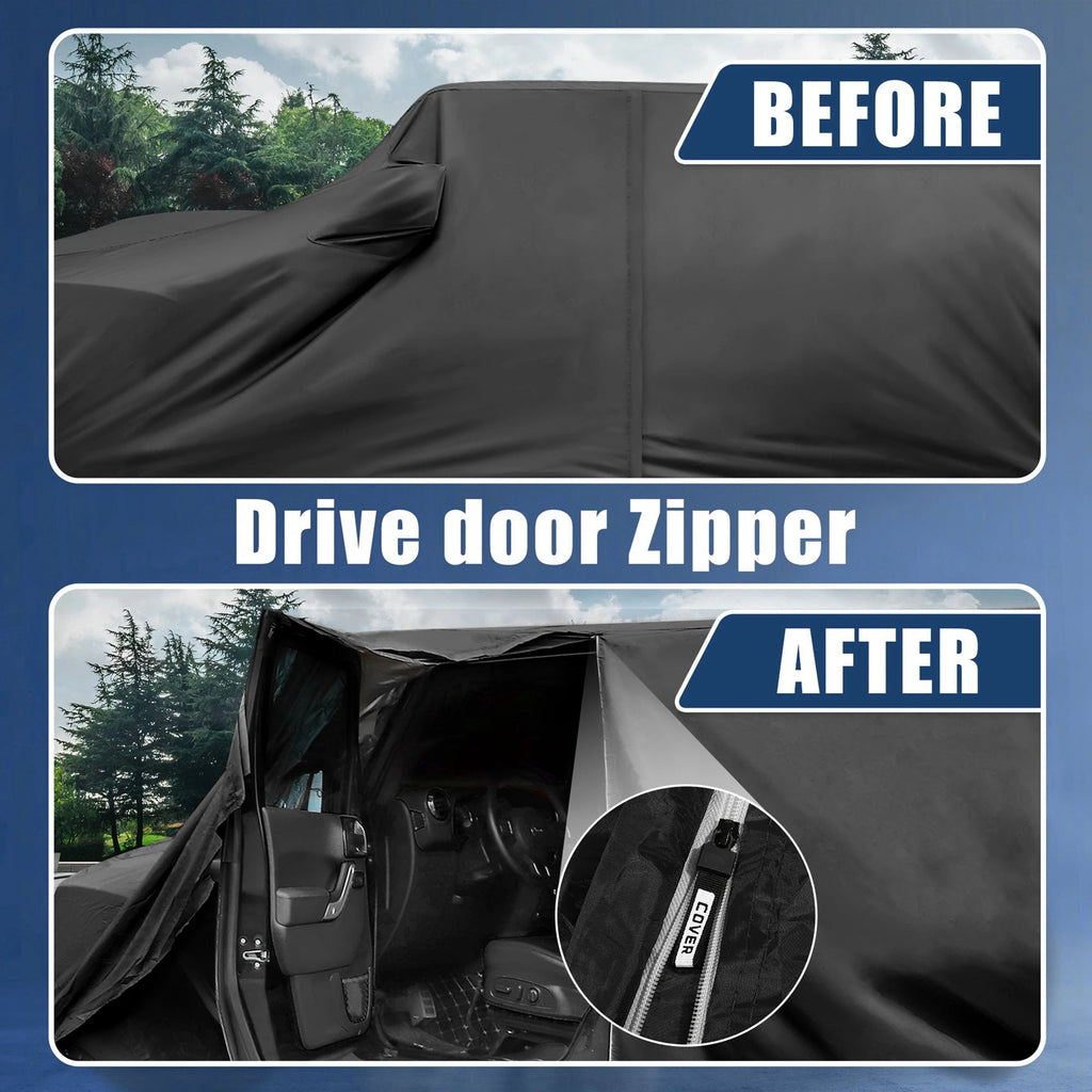 Motoforti Heavy-Duty Car Cover for Chevrolet Tahoe 4-Door SUV 2007-2020 Waterproof, UV-Resistant All-Weather Protection Car Mobile World