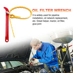 8"/12" Belt Wrench Car Oil Filter Puller Strap Spanner Wrench Adjustable  Cartridge Oil Filter Removal Repair Disassembly Tools Car Mobile World