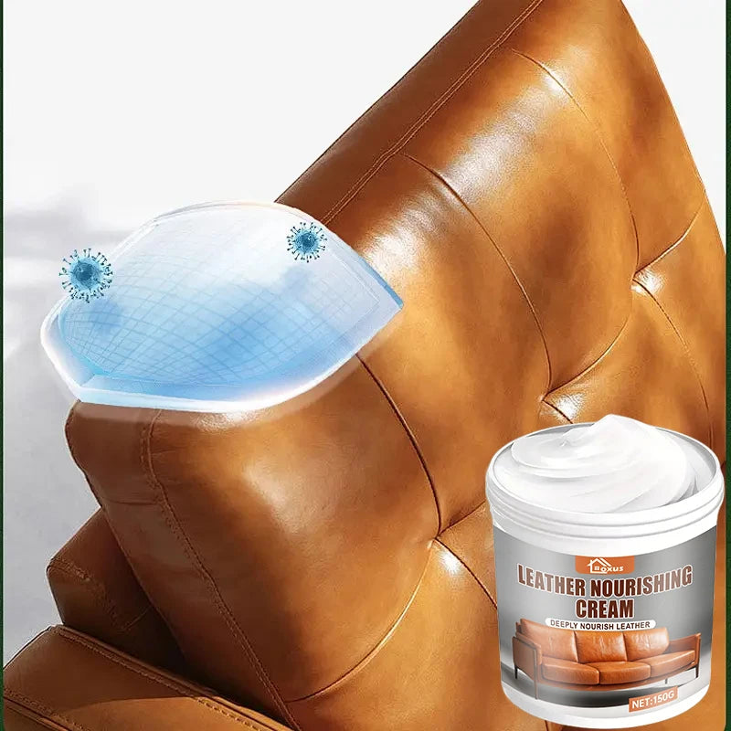 Multifunctional Leather Care Maintenance Oil Cleaning Cream for Car Interior Leather Seat Sofa Bag Shoes Jacket Care Polishing CM World