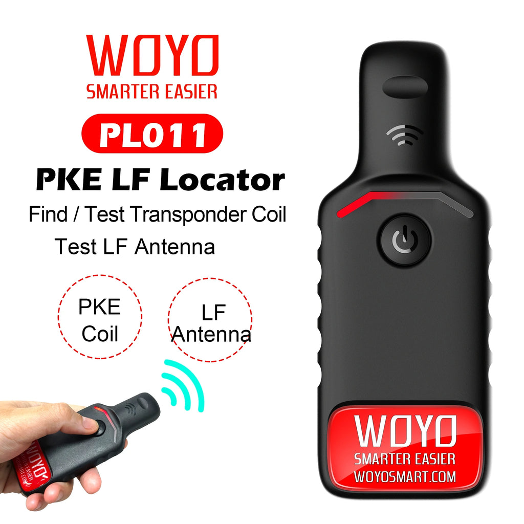 WOYO PL011 PKE LF Locator Transponder Key Coil Detector ,Test Automotive Keyless Entry Low Frequency Antenna Inspection Tool CM World