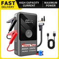Car Jump Starter 8000A Power Bank 200PSI Pump Air Compressor Emergency Battery Booster Power Bank Start