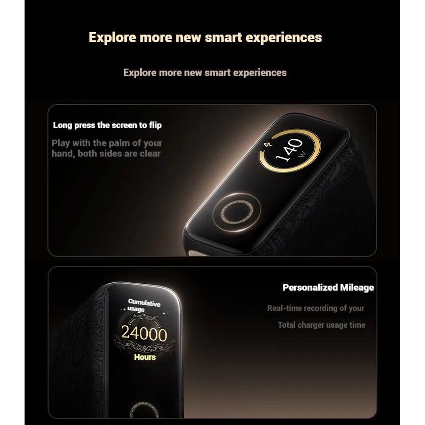ANKER Black Myth Wukong 140W GaN Intelligent Display Charger Type-C Multi-Port Adapter for Smartphones And Electronics