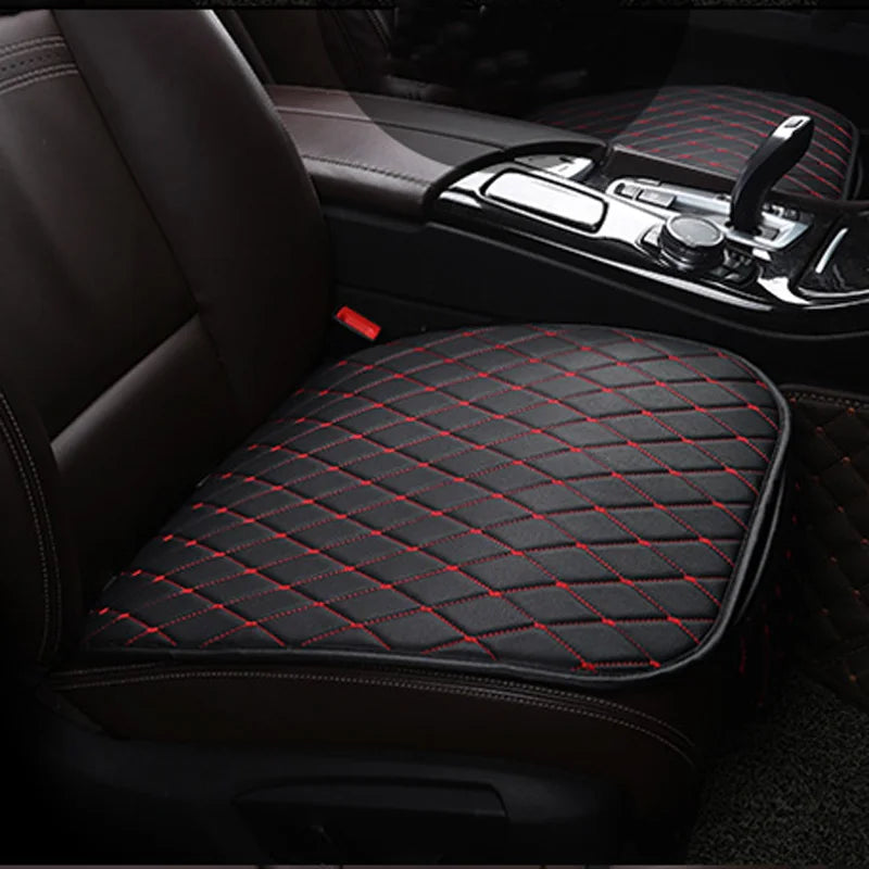 Universal Car Seat Covers PU Leather Seat Cover Auto Interior Accessories Mat Protector Car Leather Support Pad Car Seat Covers CM World