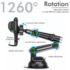 Suction Cup Phone Holder Windshield/Dashboard/Window Universal Suction Cup Car Phone Holder Mount with Sticky Gel Pad Compatib CM World