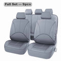 All-Season Universal 9-Piece PU Leather Car Seat Cover CM World