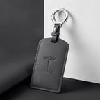 For Tesla Model 3 Model S X Y Keychain Accessories Leather Car Smart NFC Card Key Case Fob Cover Protector Shell