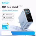 Anker Zolo GaN Charger AI Display Screen 140W Four-Port Fast Charge Mobile Phone Chargers Portable Phone Power Adaptor Original