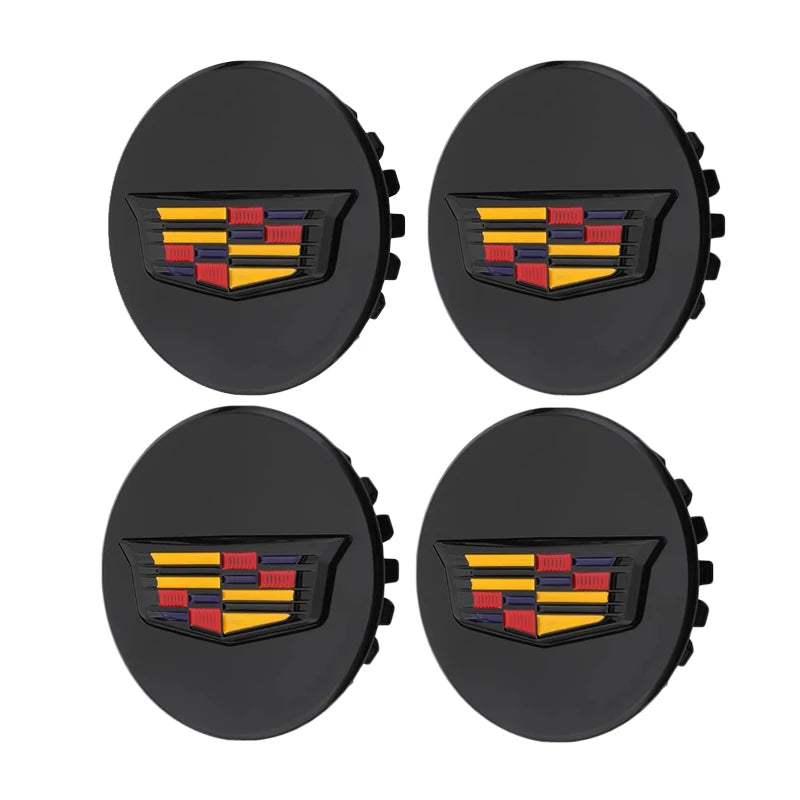 66mm 4pcs Wheel Center Hub Cover Caps Accessories for Cadillac Escalade XT5 XT6 CT5 CT6 XTS CT4 Auto Tire Emblem Car Styling CM World