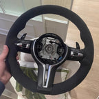 DIY Car Steering Wheel Cover Suede For BMW M Sport F30 F31 F34 F10 F11 F07 X1 X2 X3 F25 F32 F33 F36 F48 F39 Car Accessories CM World
