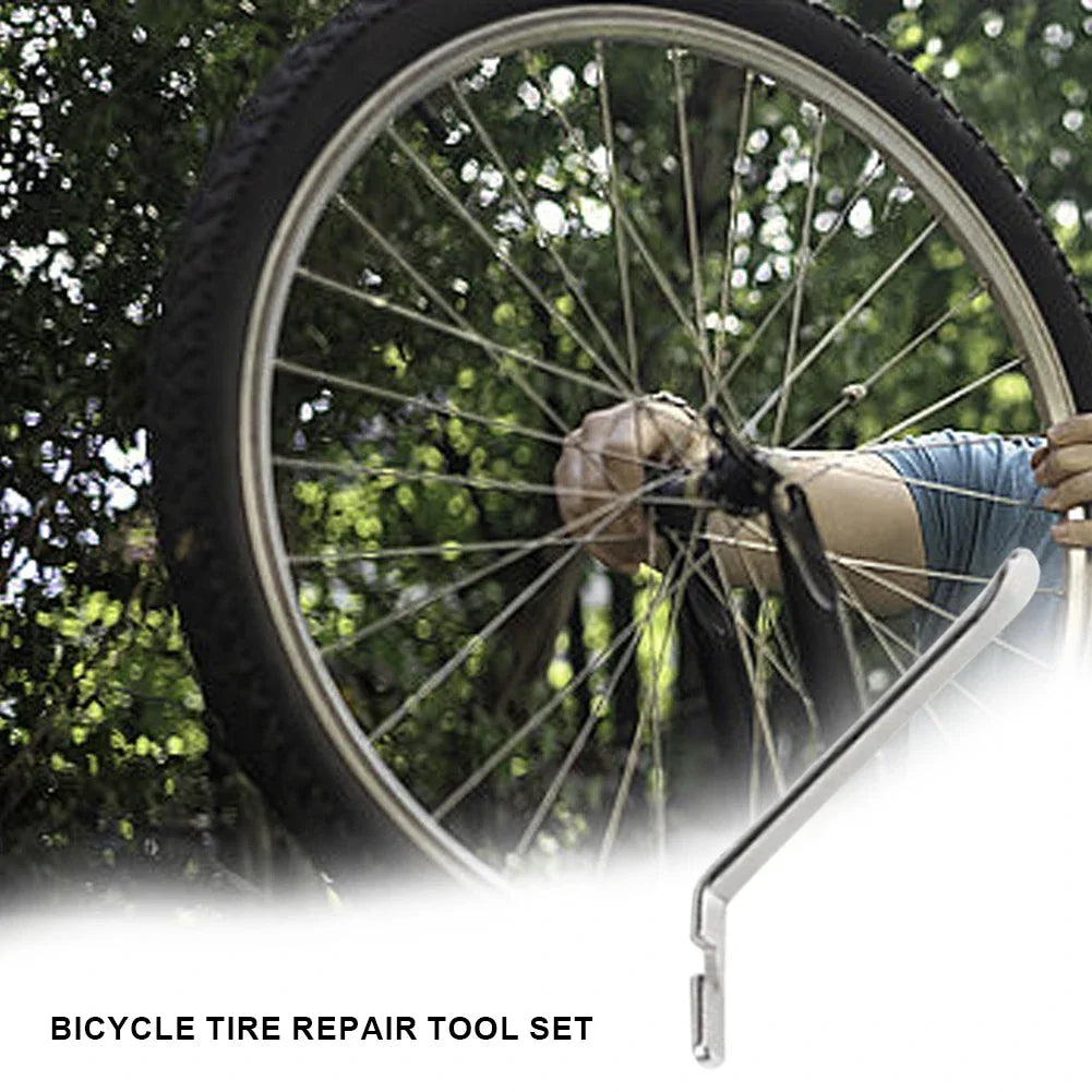 Portable Bicycle Flat Tire Repair Kit - Quick-Dry Rubber Patches, Glue Set for MTB & Road Bike Inner Tubes CM World