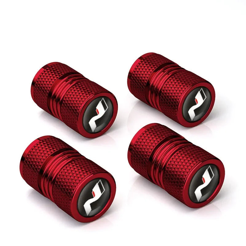 4 Pack Aluminum Alloy Car Wheel Tire Valve Cap Stem Cover for Hyundai i10 i20 i30 NLine Sonata Tucson Azera Elantra Veloster Kon