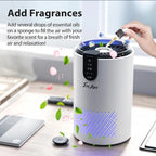 Air Purifiers for Bedroom Covers Up to 1086 Ft², Air Purifiers for Home/Cae, HEPA Air Purifier with Lights, CM World