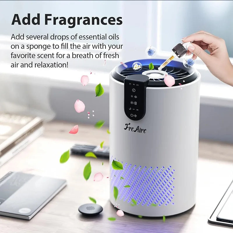 Air Purifiers for Bedroom Covers Up to 1086 Ft², Air Purifiers for Home/Cae, HEPA Air Purifier with Lights, CM World