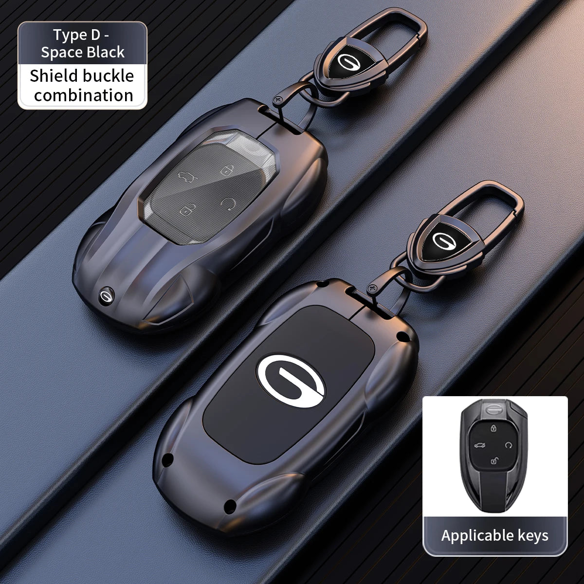 Zinc Alloy Car Key Case Cover For Trumpchi GS3 GS4 Emzoom GS8 Emrow Mbao GN8 Emmpow Emkoo Car Keychain Shell Protective Cover