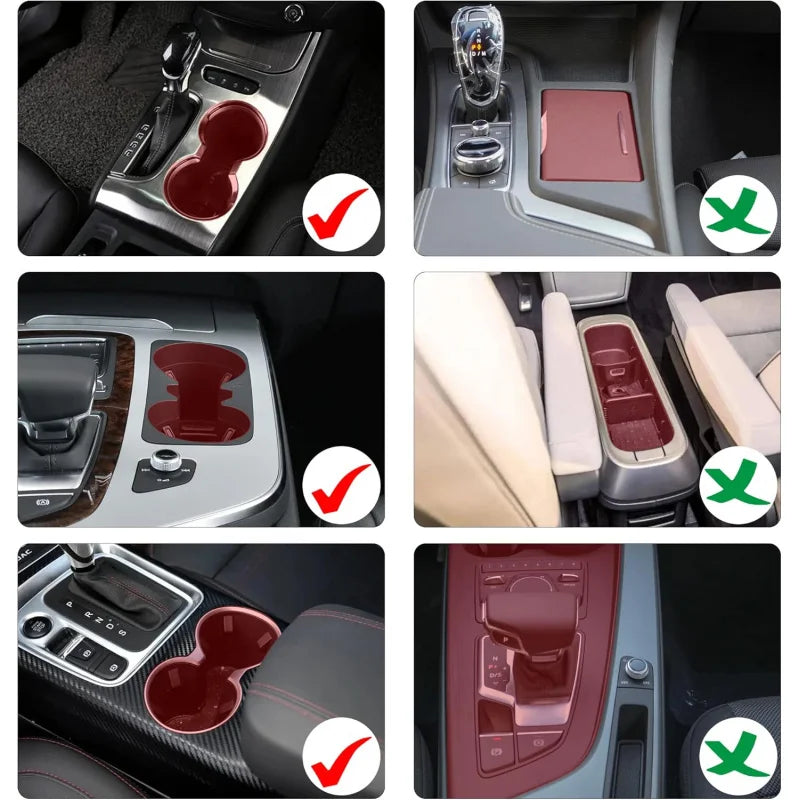 GloBosenPur Car Cup Holder - Extender Suitable for car storage box,With adjustable base,Compatible Yeti 20/26/30 Ounce(about 850 CM World