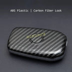 Car Key Cover Case Chain For Toyota Corolla Cross Sequoia Fortuner Prius Venza Alphard Sienna Tundra Mirai Yaris Carbon Fiber CM World