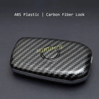 Car Key Cover Case Chain For Toyota Corolla Cross Sequoia Fortuner Prius Venza Alphard Sienna Tundra Mirai Yaris Carbon Fiber