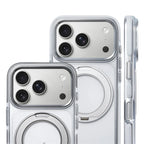 360° Magnetic Stand Case Cover for iPhone 17pro 17 17Pro Max Clear Shockproof for Magsafe Rotatable Magnet Kickstand Phone Case Car Mobile World