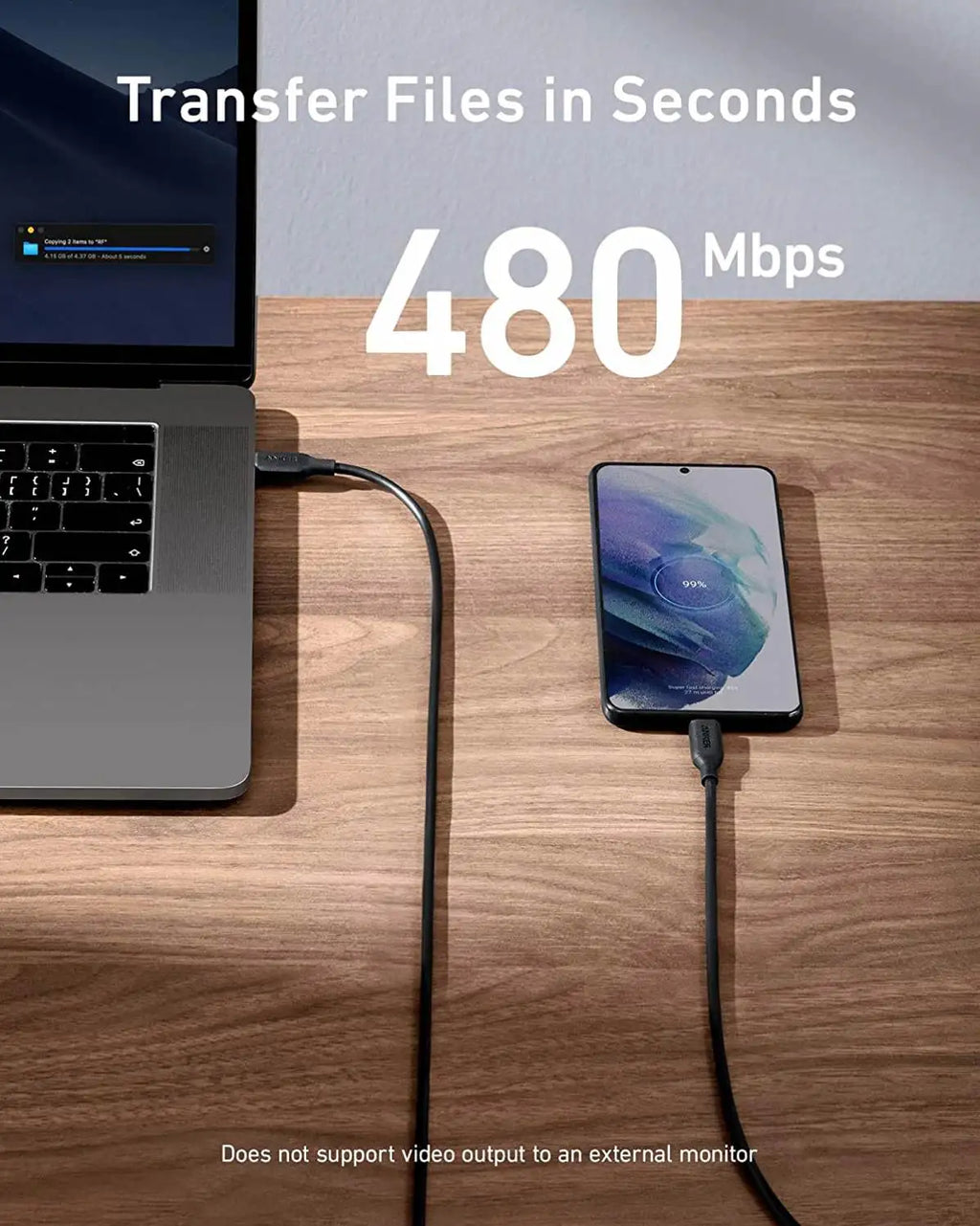 Anker Powerline III USB C to USB C High Speed Charger Cable 100W 6ft 2.0 Type C Charging Cable Dual-Chip Design