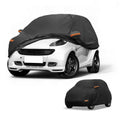 UXCELL Car Cover Waterproof All Weather Rain Protection Full Exterior 190T-PU Cover for Smart Fortwo with Reflective Strips CM World