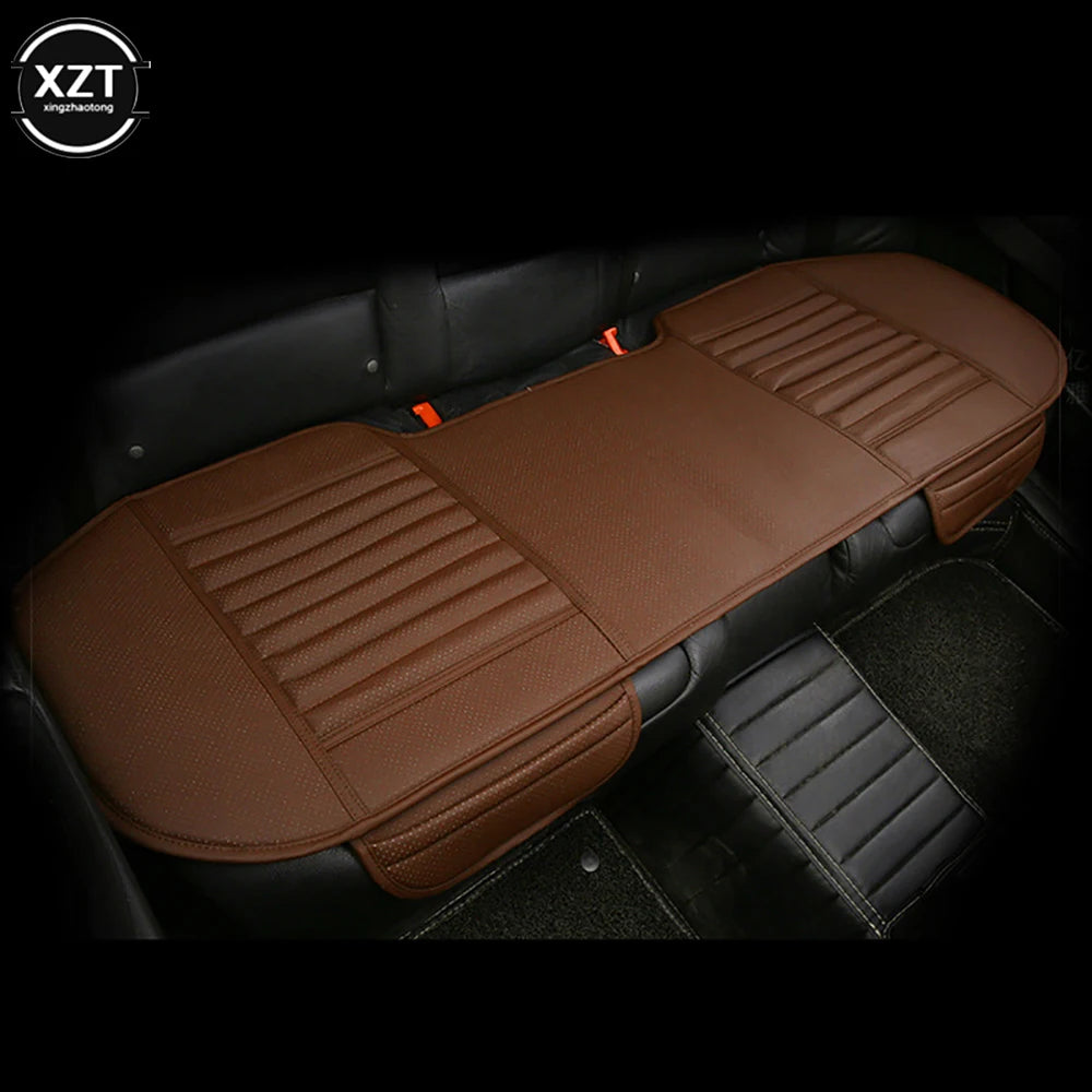 NEW Front Car Seat Cover PU Leather Cars Seat Cushion Automobiles Seat Protector Universal Car Chair Pad Mat Auto Anti Slip Mat