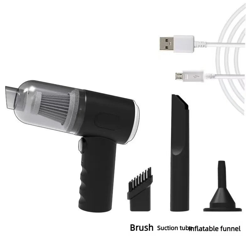 Handheld Car Vacuum Cleaner, 15000PA Portable Cordless, Dual use of blowing and suctionMulti-Nozzles, for Car, Home, Pet, Office