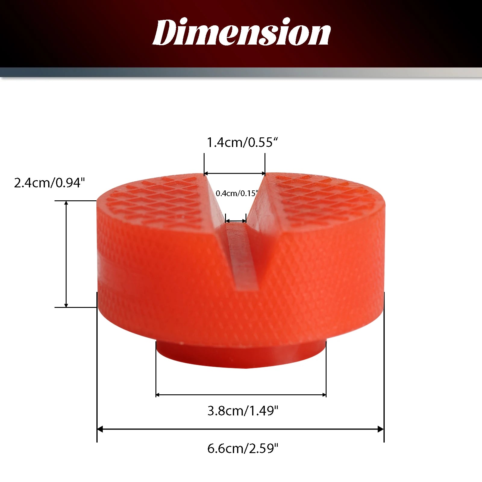 Universal Polyurethane Jack Pad Support Pinch Weld Slotted Floor Frame Rail Adapter Car Removal Repair Tool For VW Ford Renault CM World