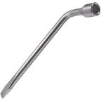 Car Spare Tire Lug Wrench - L type Hexagonal Head 17/19/21mm Slotted End Socket Repair Tool, Standard Tire Wrench CM World