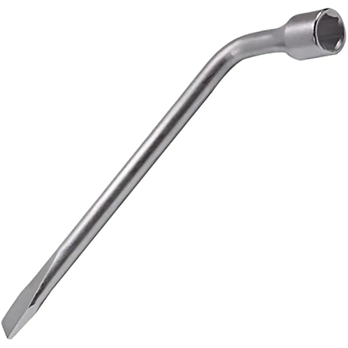 Car Spare Tire Lug Wrench - L type Hexagonal Head 17/19/21mm Slotted End Socket Repair Tool, Standard Tire Wrench CM World