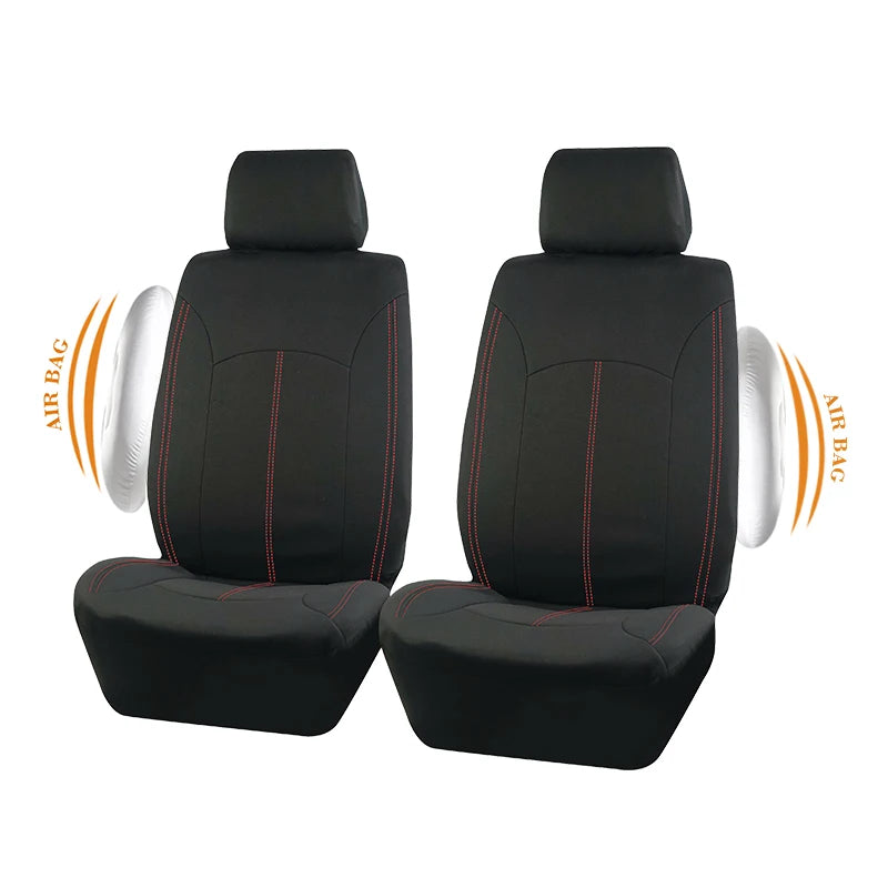 AUTOKING 4pcs/9pcs  Universal Polyester Car Seat Cover Set Car Accessories Interior Fit For Most Car, Truck, SUV, or Van CM World