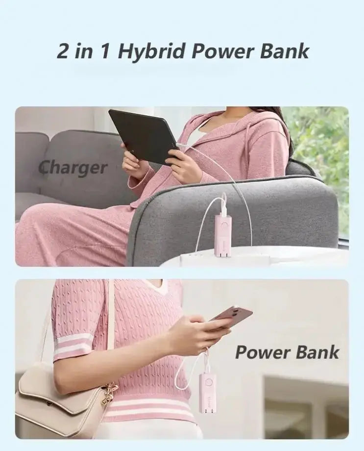 Anker Portable Charger 2-in-1 Hybrid Charger 5000mAh Power Bank Pro PowerCore Fusion 30W Power Delivery for iPhone Car Mobile World