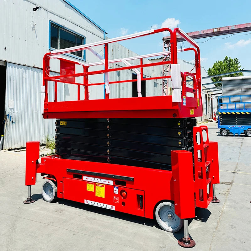 Low Noise Indoor Scissor Lift Table Hydraulic Aerial Work Platform Self Propelled Tracked Crawler Lift For Cleanroom Assembly Us CM World