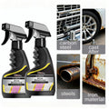 2PCS Car Wheel Cleaner Rust Remover Auto Degreaser Polisher for Alloy Rims Metal Parts Anti-Rust Protection Fast Acting Spray CM World