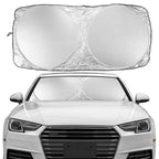 Car Windshield Sun Shade Foldable Aluminum Foil Sun Visor Auto Front Window Sunshade UV Protection For Most Cars SUV Truck