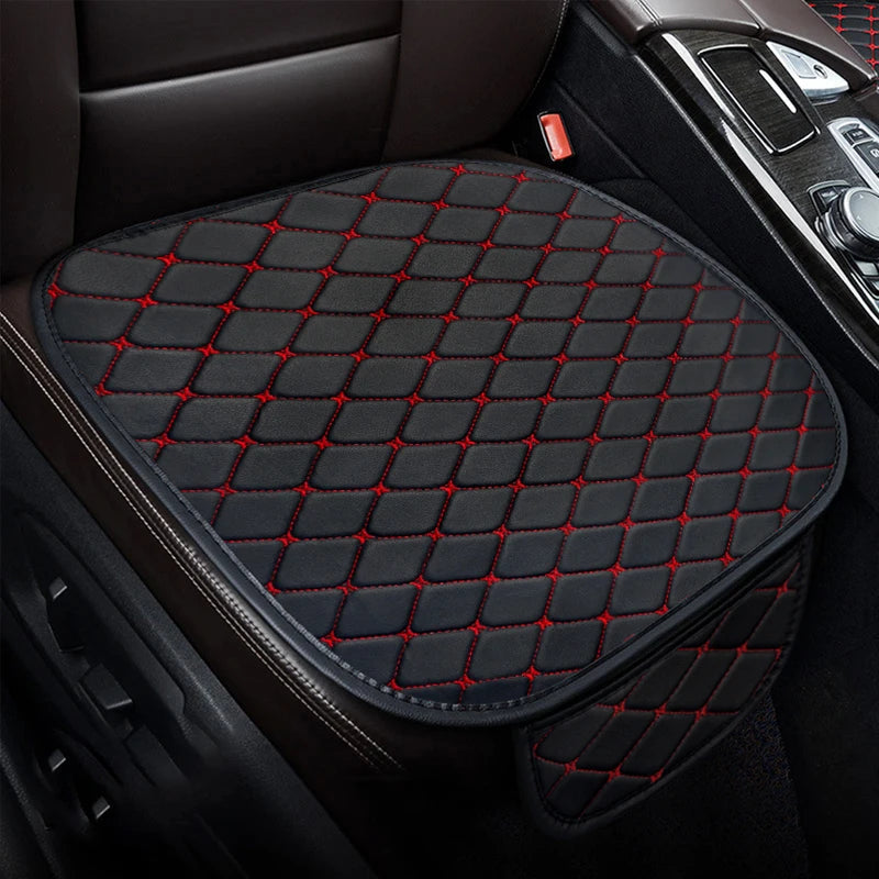 Universal Car Seat Covers Pu Leather Fashion Car Front and rear seat cushions Car Seat Protector Four Seasons Auto Accessories CM World