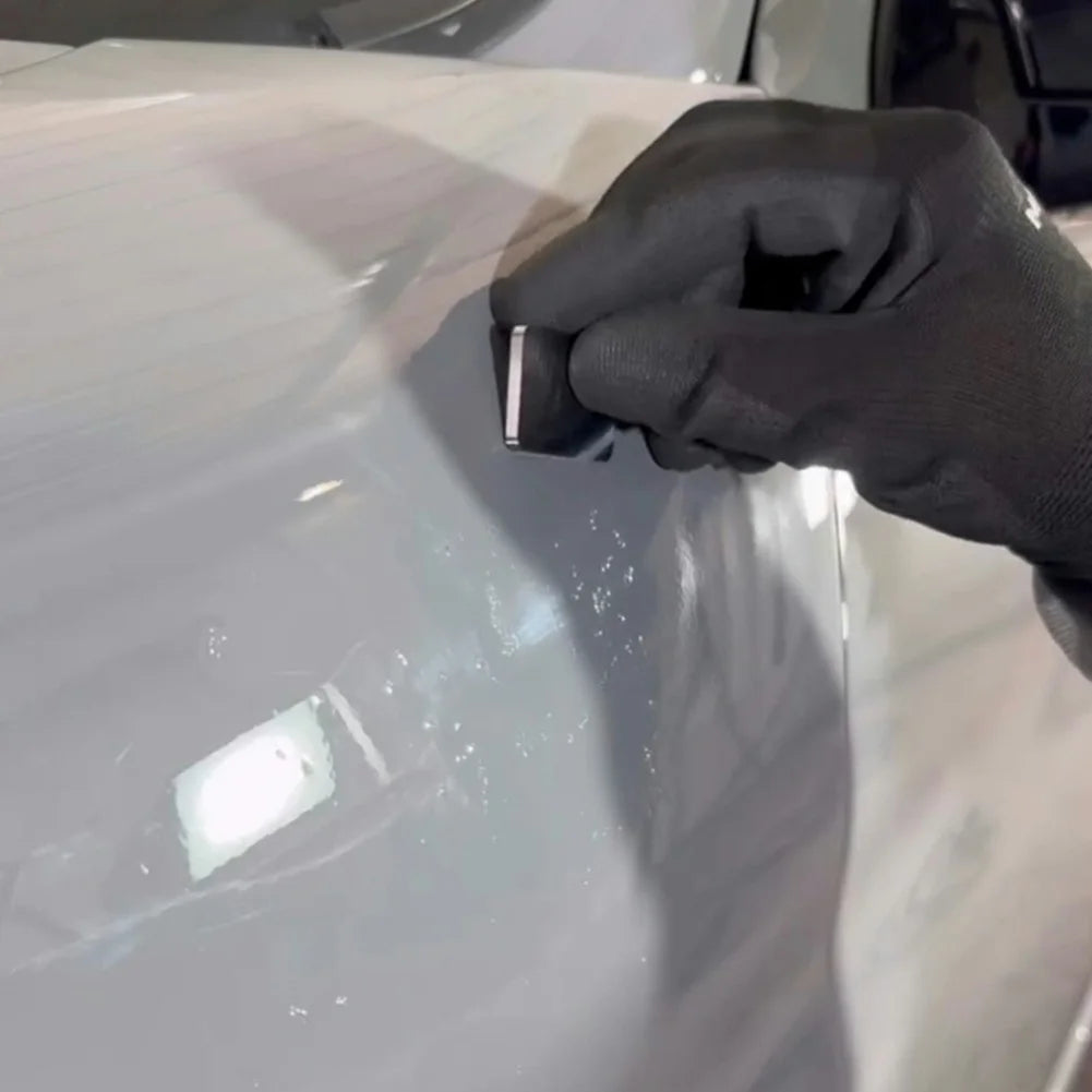 Car Paint Repair Tool Polishing Point Scraper Tungstens Steel Material Removal Of Spots Stains Scratches Paint Surfaces Smoother