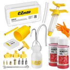 Brake Bleed Kit for Shimano Hydraulic Brakes, Brake Fluid Change Hydraulic Kits, Including 2Pcs 60ml Brake Fluid Mineral Oil CM World