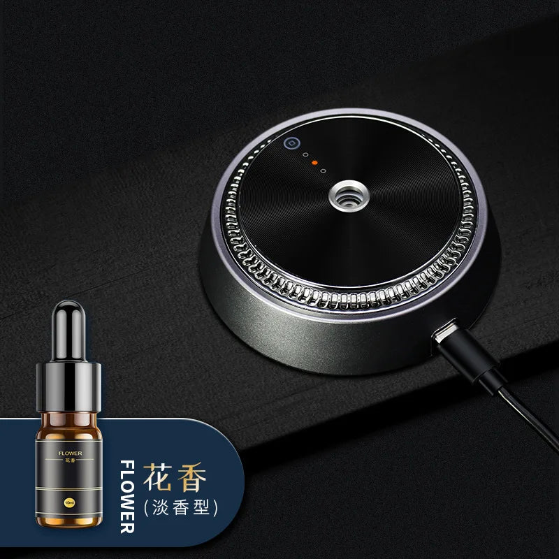 Electric Car Air Diffuser Aroma Auto Air Freshener Car Air Vent Mist Wood Grain Oil Aromatherapy Perfume Fragrance