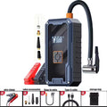 Portable 3000A 99800mAh Car Jump Starter 150PSI Air Compressor 4 in 1 12V Car Booster Power Bank LED Flashlight Outdoor Camping