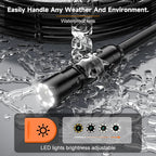 Industrial Endoscope Camera 2-100m Cable 1080P HD with Detachable 8mm Probe & IP67 Waterproof for Pipe Sewer and Bore Inspection CM World
