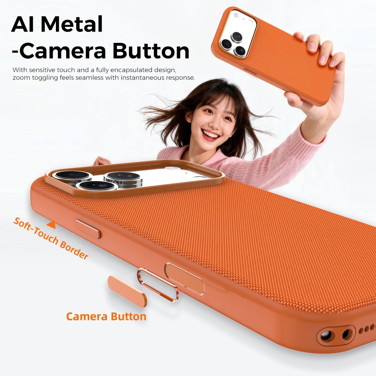 Original Techwoven Fabric For MagSafe Magnetic Phone Case For iPhone 17 Air 16 15 14 13 12 11 Pro Max Soft Shockproof Back Cover