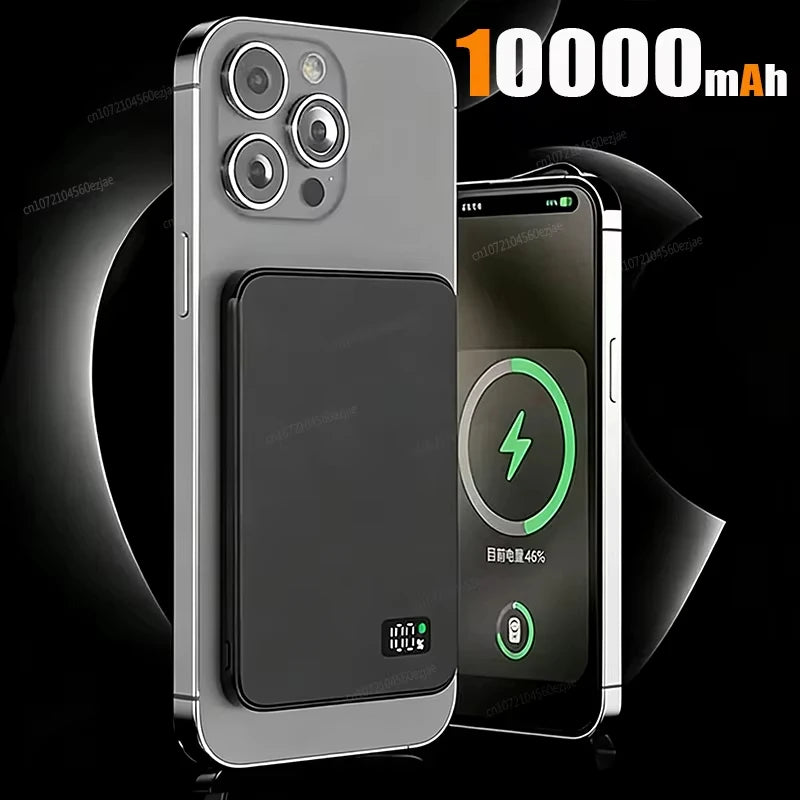3 IN 1 Power Bank For MagSafe 50000mAh Slim Magnetic Wireless Power Bank 22.5W External Battery For iPhone Samsung 2026 Car Mobile World