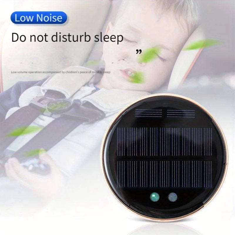 Solar Powered Car Air Purifier Ozone And Negative Ion Eliminate Odors Smoke Formaldehyde For Car Home Office And Travel CM World
