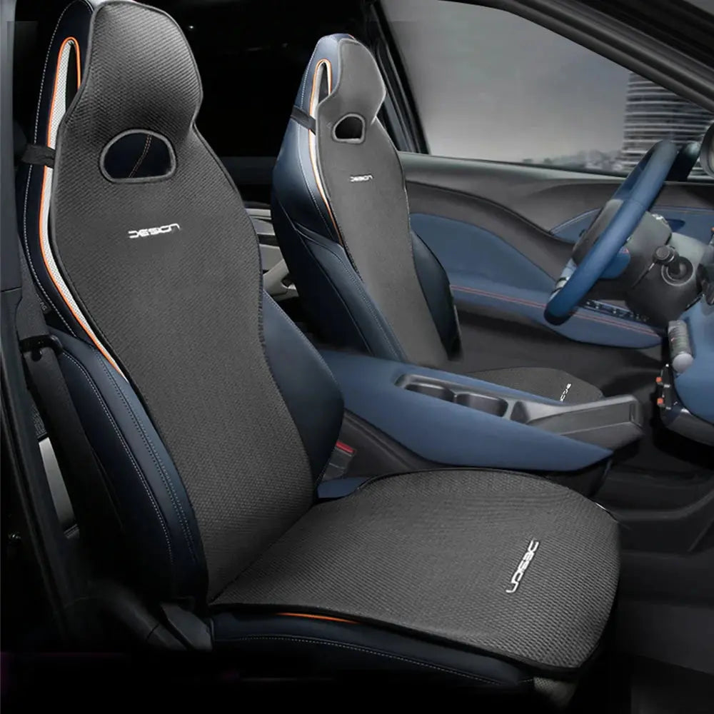 For BYD DOLPHIN MINI BYD SEAGULL 2024 2025 Four Seasons Car Seat Cover Breathable Ice Silk Car Seat Cushion Protector Pad Car Mobile World