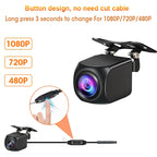 Universal 4 pin Rear View Camera For DVR IP68 Backup Camera Waterproof Night Vision 12V 1080P Reverse Camera 720P 480P 4pin Lens CM World